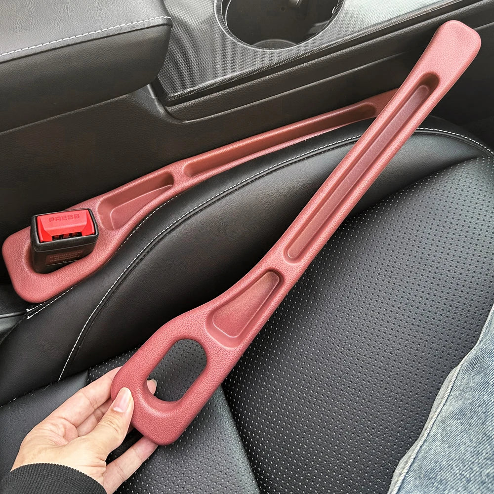 2Pcs Car Seat Gap Filler Seat Crevice Storage Box Bag between Seats Console Organizer Decoration Interior Auto Accessories